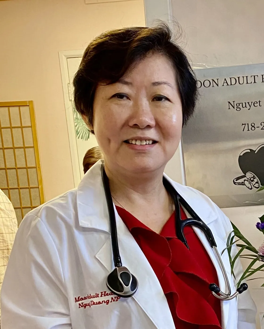Moon Adult Health practitioner in office
